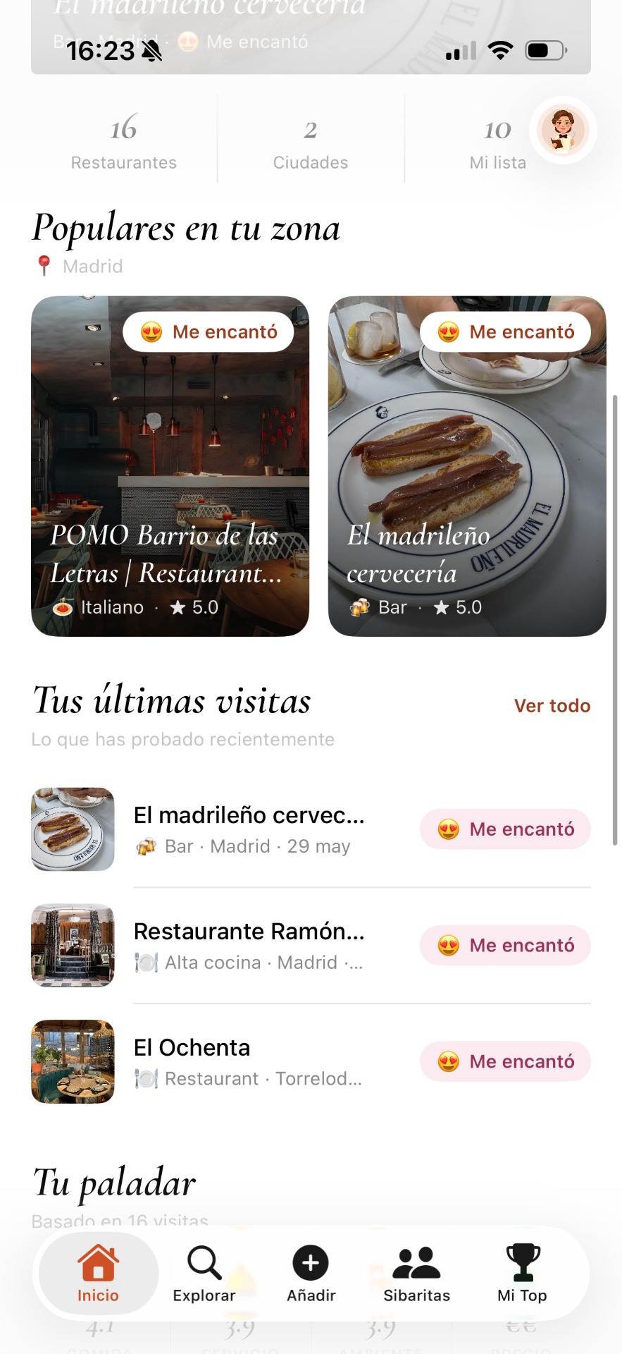Tus visitas